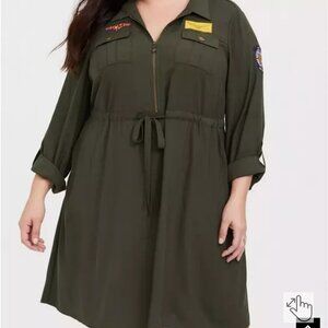 Torrid brand Captain Marvel Dress Size 1